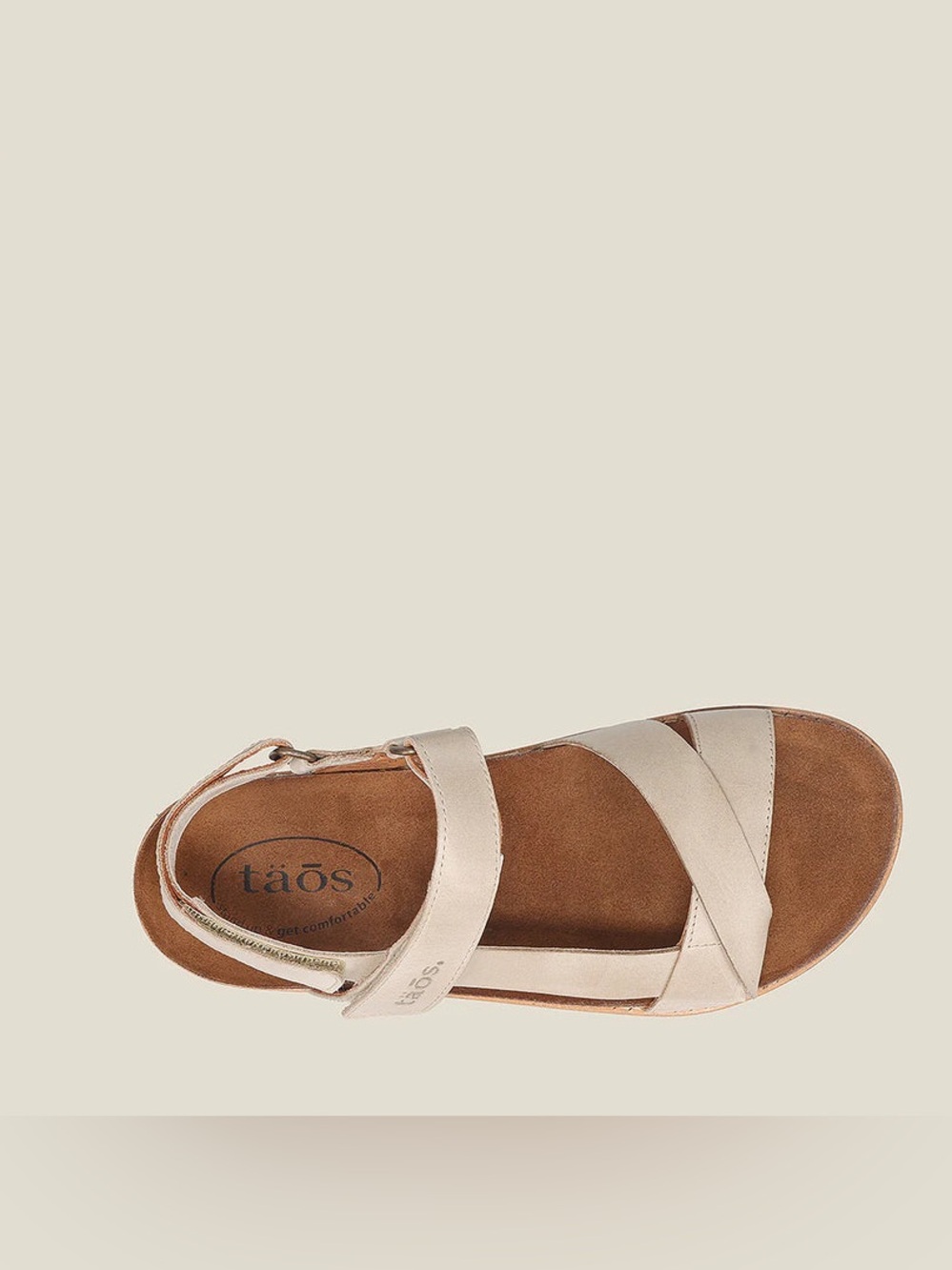 NEW TAOS SIDEWAYS SANDALS IN STONE 38 EU 7-7.5 US - Picture 3 of 8